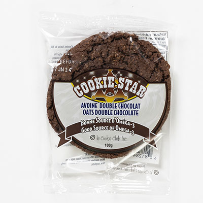 Cookie Star avoine double chocolat